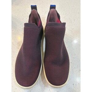 Rothy's Plum Chelsea Ankle Boots Women's Slip On Sneakers High Top Size 9.5W